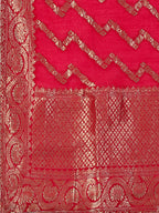 Hand Embroidered Kurta With Pant & Banarasi Dupatta Luxury, Multicolor - Hiral Fashion - Distacart