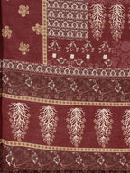 Hand Embroidered & Printed Kurta With Pant & Dupatta, Multicolor - Hiral Fashion - Distacart