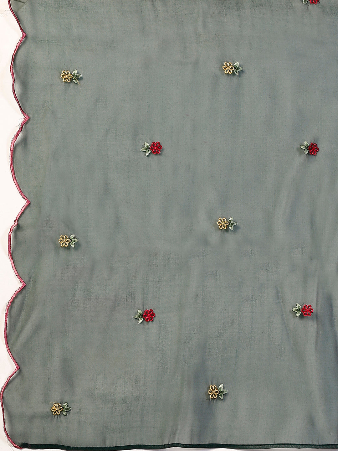 Embroidered Kurta With Pant & Organza Embroidered Dupatta Premium, Multicolor - Hiral Fashion - Distacart