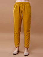 Hand Embroidered Kurta With Pant & Embroidered Organza Dupatta, Multicolor - Hiral Fashion - Distacart