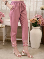 Pakistani Embroidered Kurta With Pant & Embroidered Dupatta, Multicolor - Hiral Fashion - Distacart