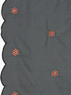 Alia Cut Mirror Embroidered Kurta With Embroidered Pant & Dupatta, Black - Hiral Fashion - Distacart