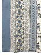 Floral Printed Anarkali Kurta With Pant & Dupatta Luxury Premium, Navy Blue - Hiral Fashion - Distacart