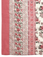 Floral Printed Anarkali Kurta With Pant & Dupatta Luxury Premium, Pink - Hiral Fashion - Distacart