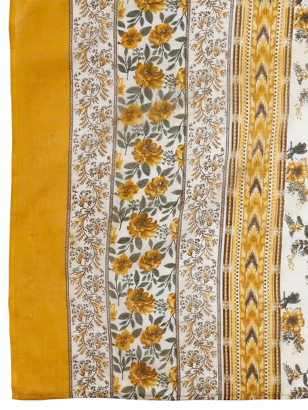 Floral Printed Anarkali Kurta With Pant & Dupatta Luxury Premium, Multicolor - Hiral Fashion - Distacart