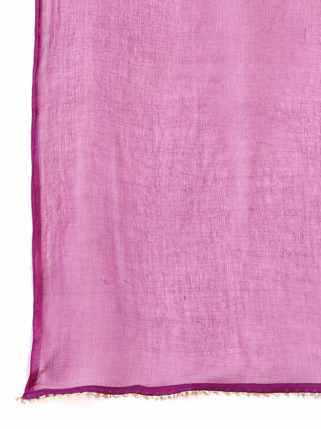 Leheriya Printed & Applique Embroidered Kurta With Pant & Dupatta, Pink - Hiral Fashion - Distacart