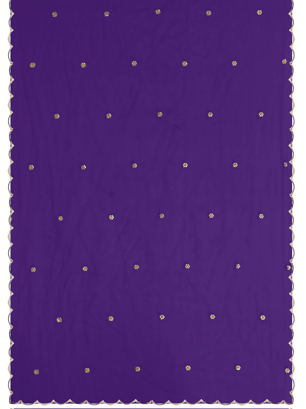 Alia Cut Embroidered Kurta With Pant & Dupatta, Purple - Hiral Fashion - Distacart