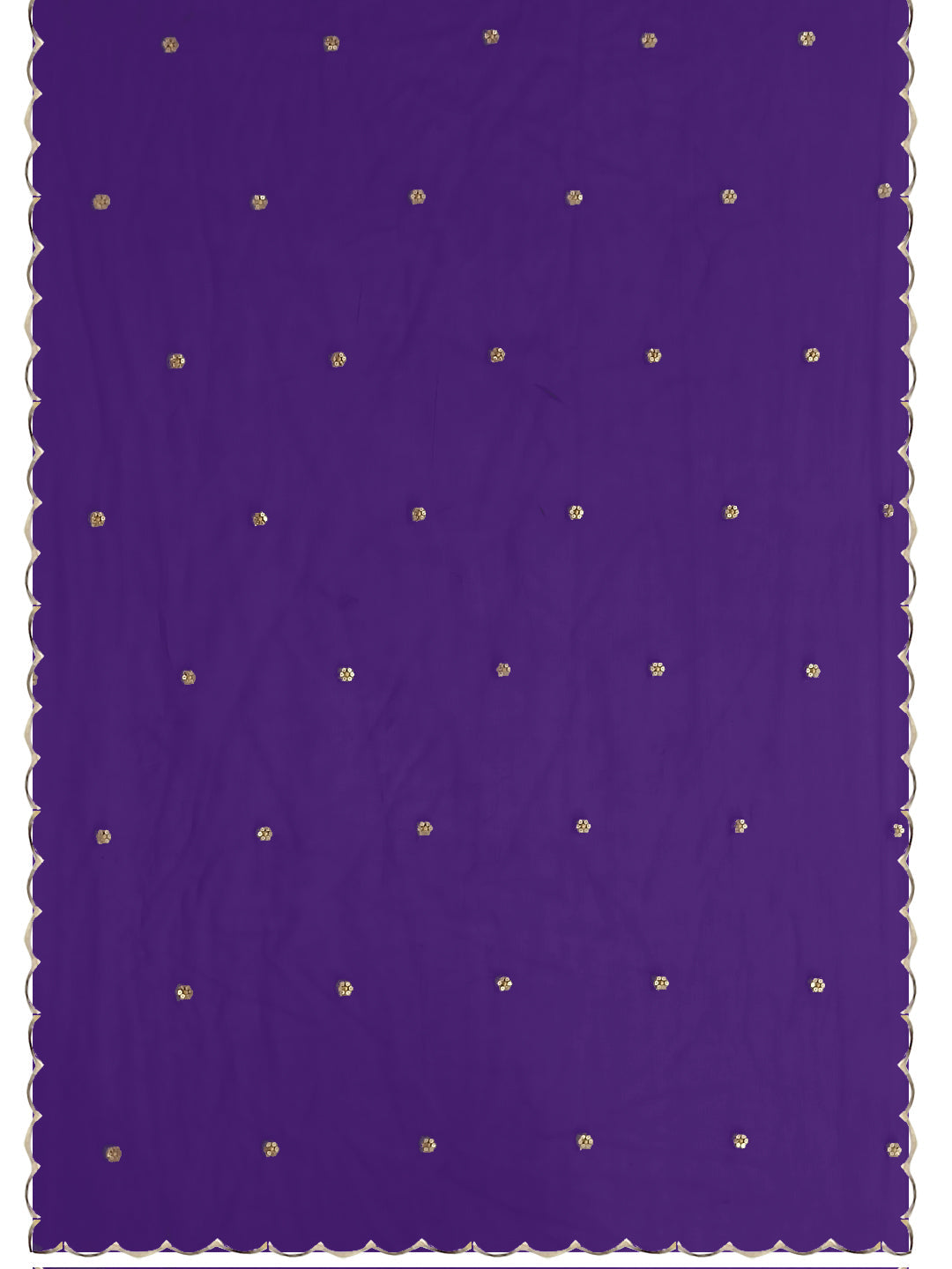 Alia Cut Embroidered Kurta With Pant & Dupatta, Purple - Hiral Fashion - Distacart