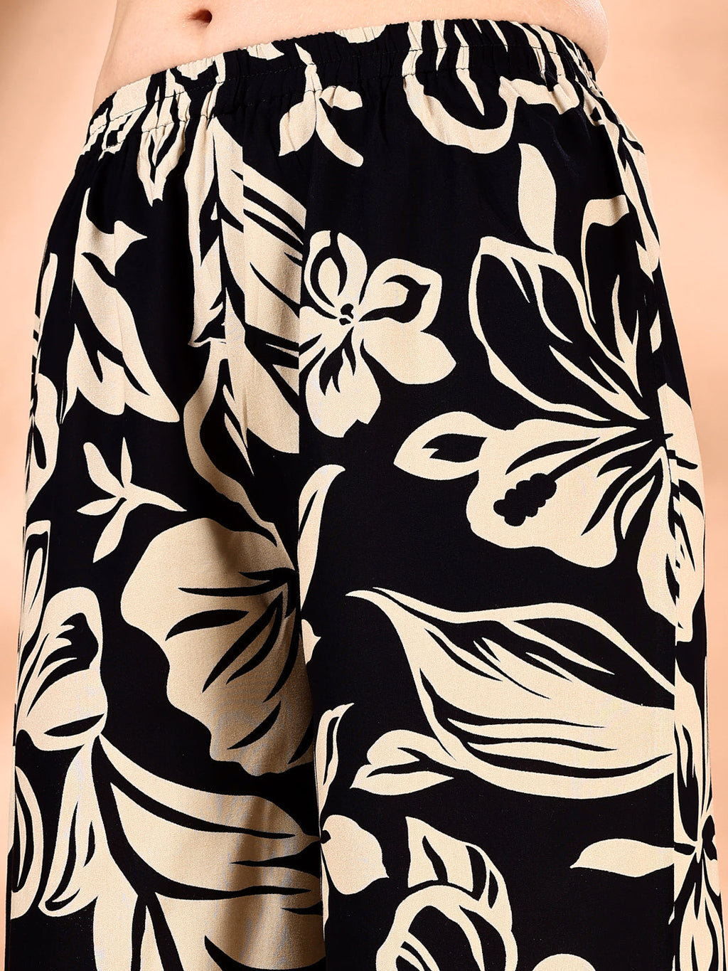 Botanical Printed Co Ords Set, Black - Hiral Fashion - Distacart
