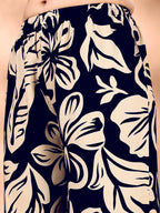 Botanical Printed Co Ords Set, Navy Blue - Hiral Fashion - Distacart