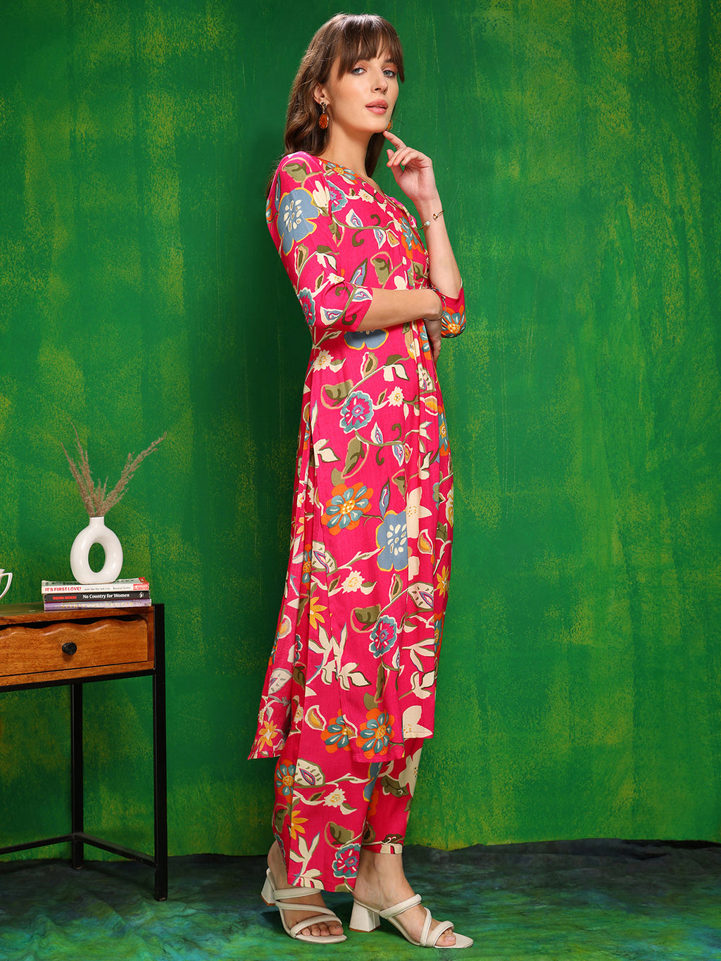 Botanical Printed Co Ords Set, Rani - Hiral Fashion - Distacart