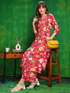 Botanical Printed Co Ords Set, Rani - Hiral Fashion - Distacart