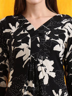 Floral Printed Co-Ords, Black - Hiral Fashion - Distacart