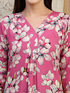 Floral Printed Co-Ords, Pink - Hiral Fashion - Distacart