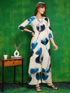 Lace Detailing Designer Neck Kurta With Palazzo Pants, White - Hiral Fashion - Distacart