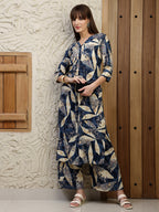 Versatile Printed Co-Ords, Navy Blue - Hiral Fashion - Distacart