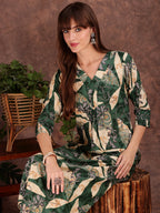 Versatile Printed Co-Ords, Green - Hiral Fashion - Distacart