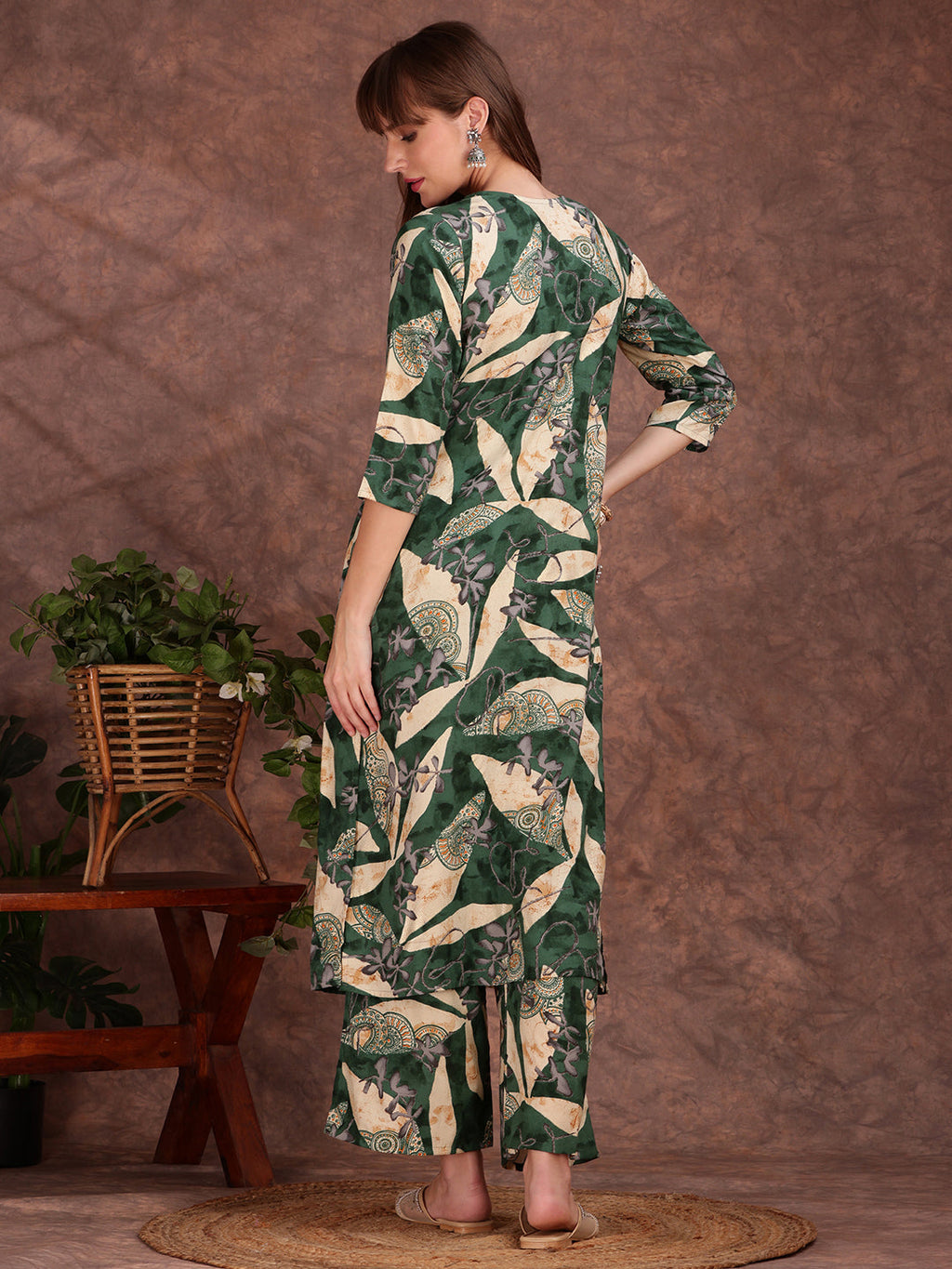 Versatile Printed Co-Ords, Green - Hiral Fashion - Distacart