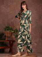 Versatile Printed Co-Ords, Green - Hiral Fashion - Distacart