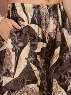 Versatile Printed Co-Ords, Grey - Hiral Fashion - Distacart