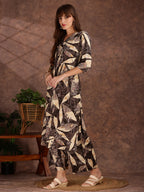 Versatile Printed Co-Ords, Grey - Hiral Fashion - Distacart