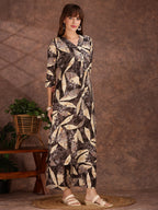 Versatile Printed Co-Ords, Grey - Hiral Fashion - Distacart
