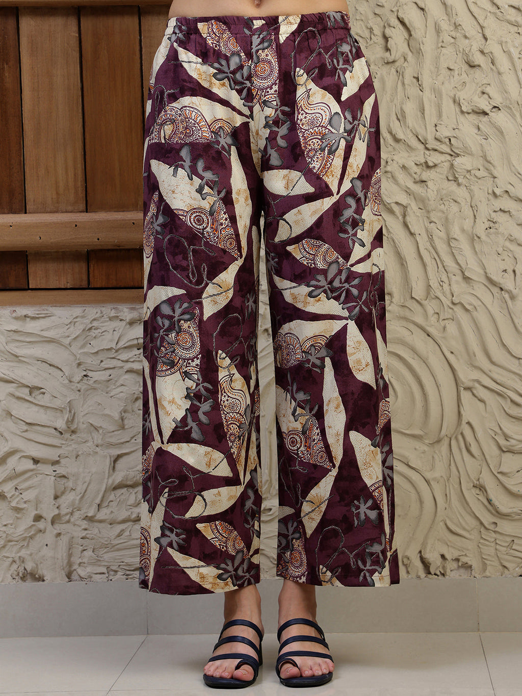 Versatile Printed Co-Ords, Purple - Hiral Fashion - Distacart