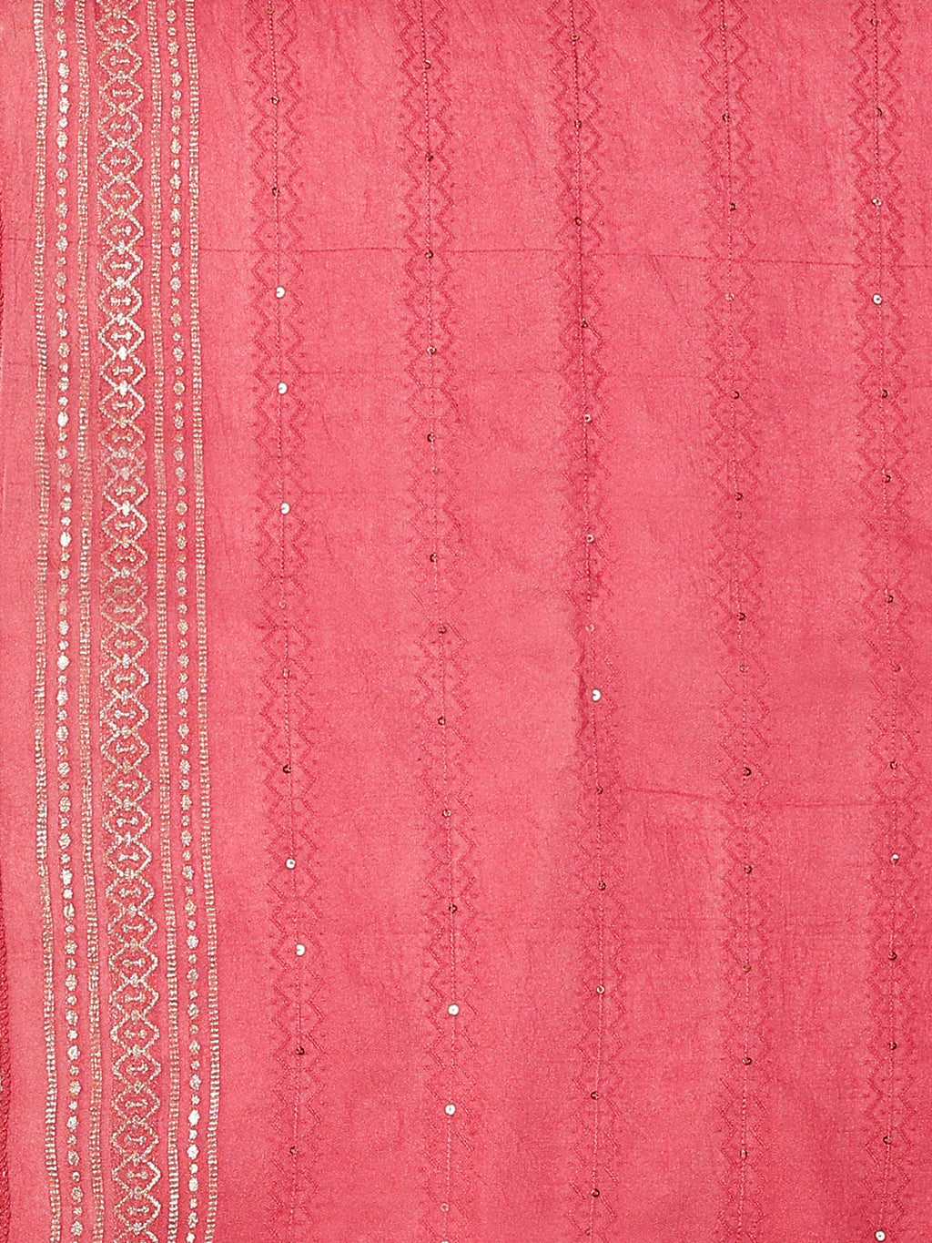 Hand Embroidered Kurta With Pant & Banarasi Dupatta, Multicolor - Hiral Fashion