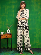Versatile Printed Co-Ords, Cream - Hiral Fashion - Distacart