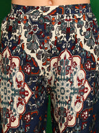 Versatile Printed Co-Ords, Navy Blue - Hiral Fashion - Distacart