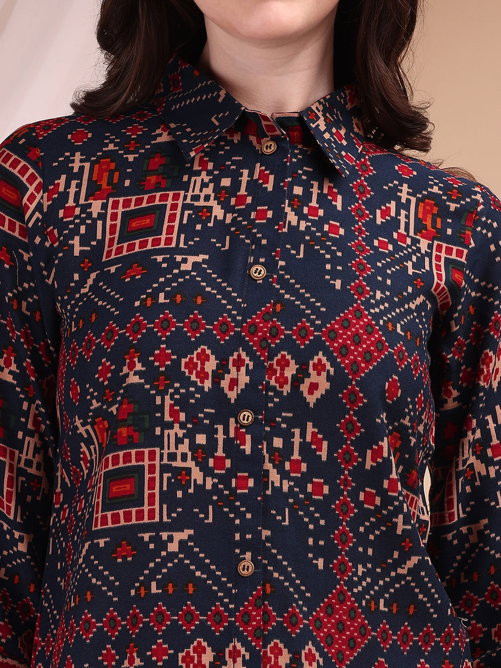 Printed Versatile Co-Ords, Navy Blue - Hiral Fashion - Distacart