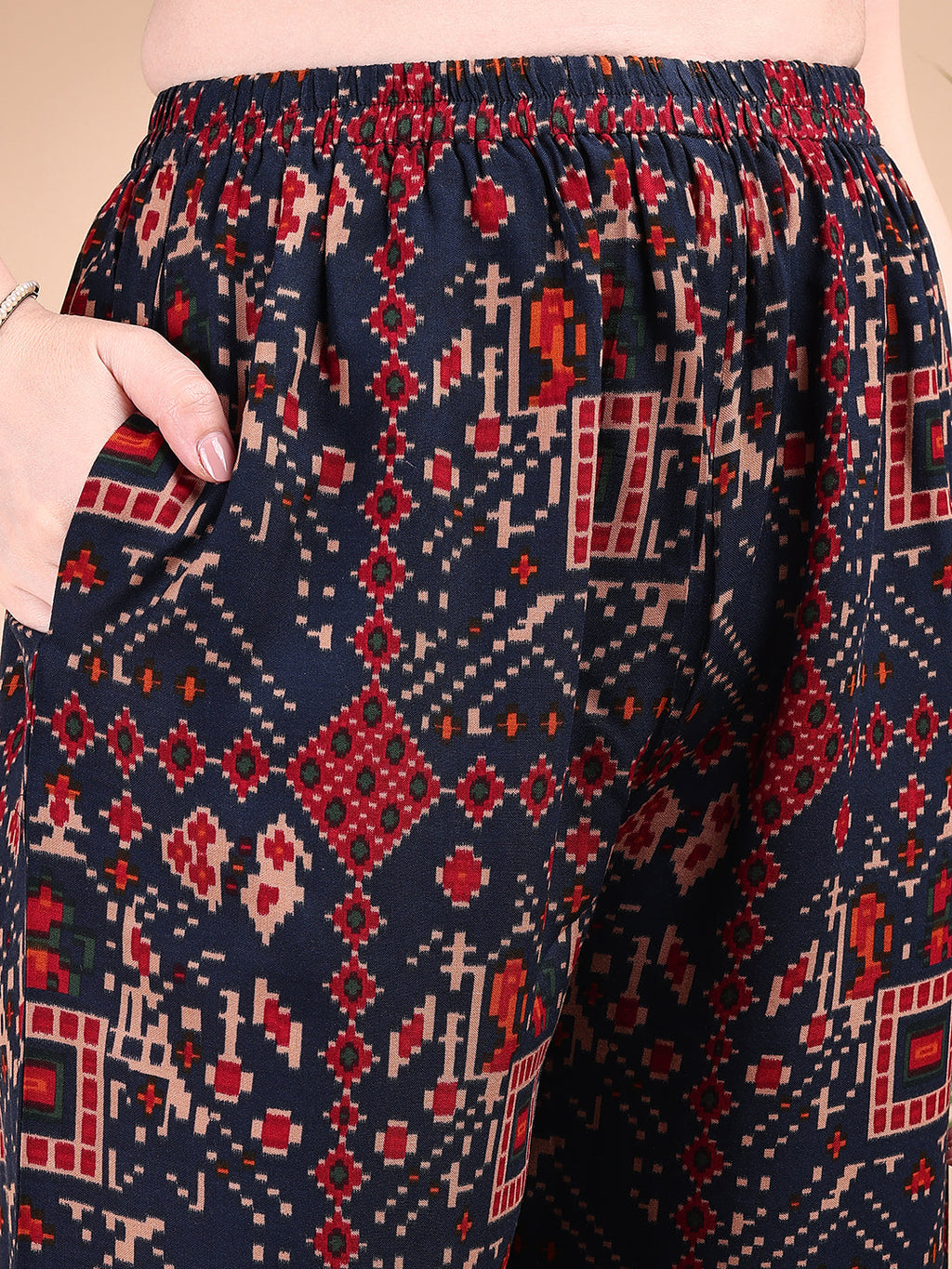 Printed Versatile Co-Ords, Navy Blue - Hiral Fashion - Distacart