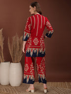 Indie Printed Co-Ords, Pink - Hiral Fashion - Distacart