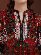 Floral & Geometrical Printed Co-Ords, Multicolor - Hiral Fashion - Distacart