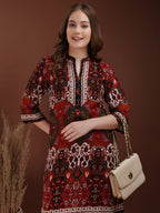 Floral & Geometrical Printed Co-Ords, Multicolor - Hiral Fashion - Distacart