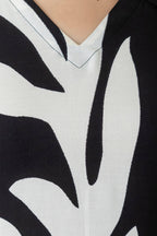 Abstract Printed Co-Ords, Black; White - Hiral Fashion - Distacart
