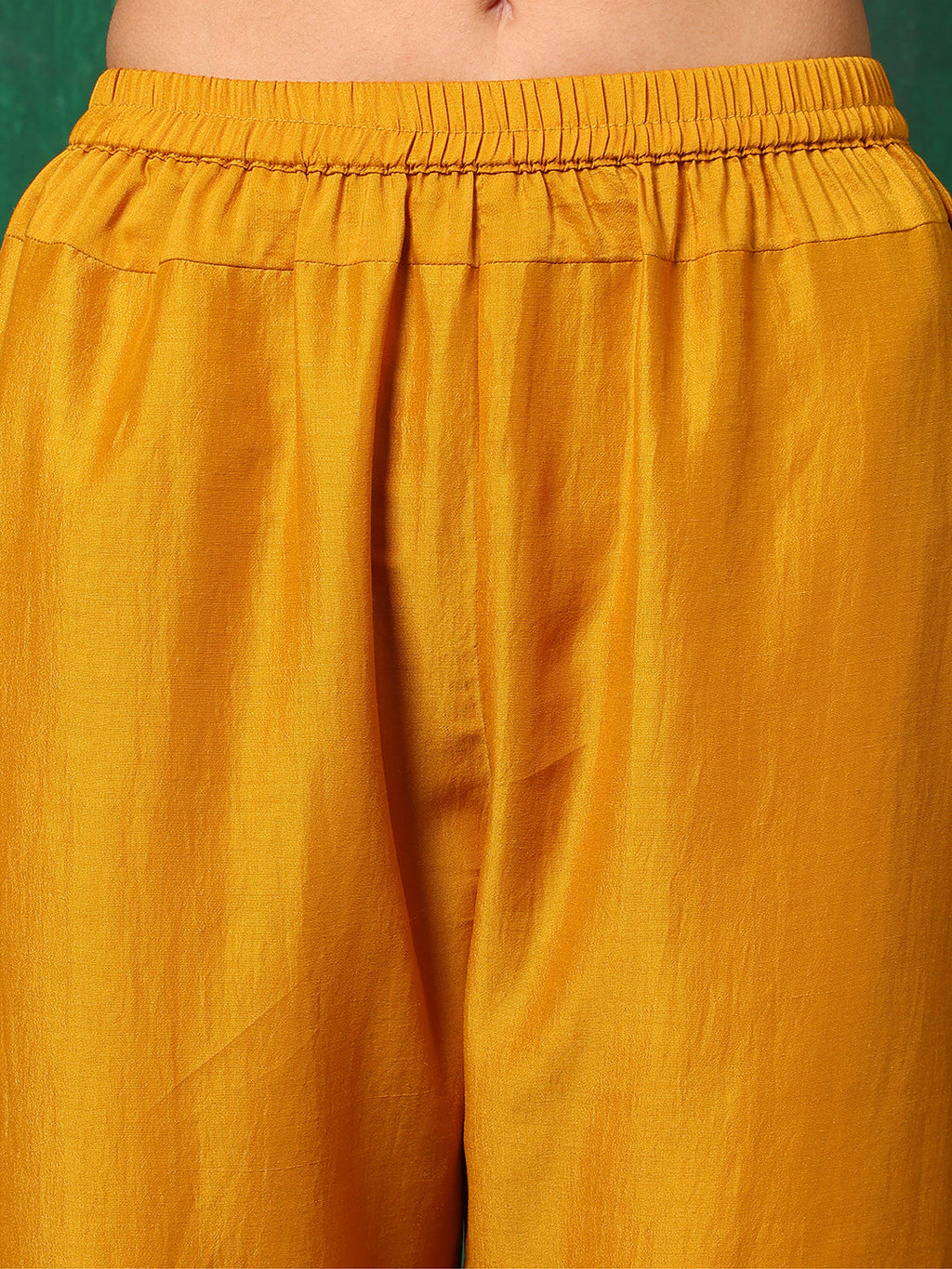 Aline Embroidered Kurta With Pant & Embroidered Dupatta, Mustard - Hiral Fashion - Distacart