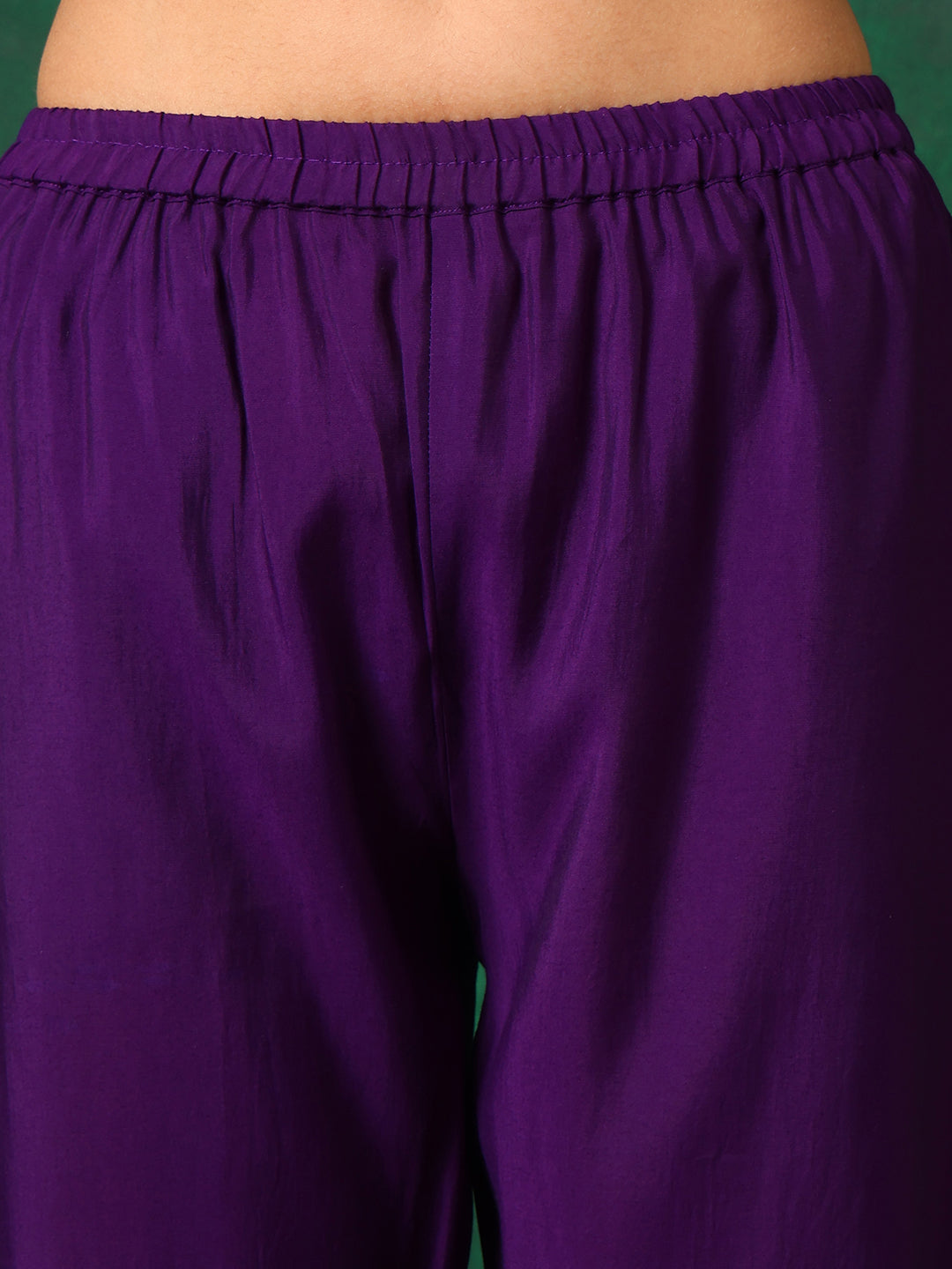 Embroidered Kurta With Pant & Embroidered Dupatta, Purple - Hiral Fashion - Distacart