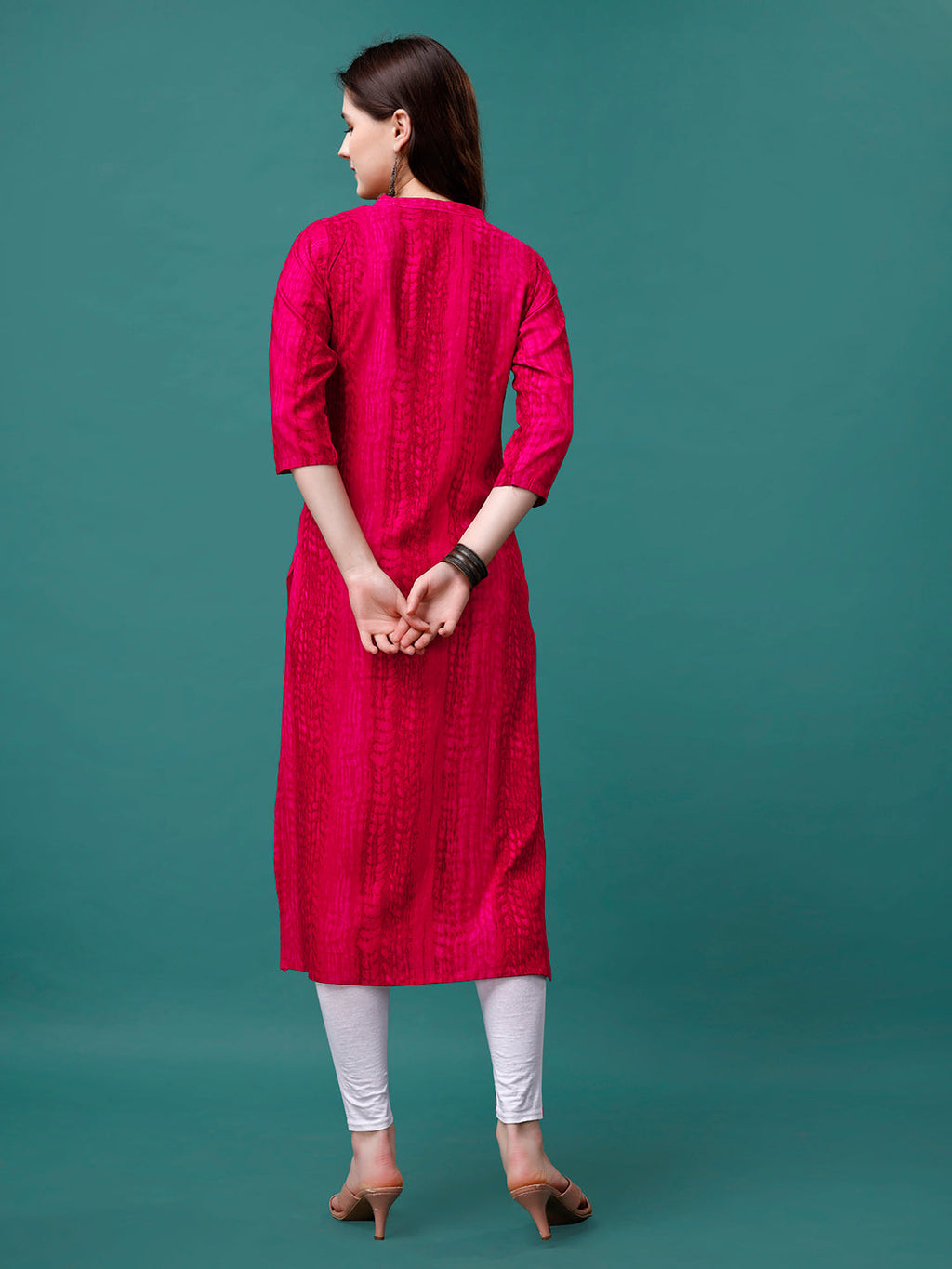 Shibori Printed Kurta, Multicolor - Hiral Fashion