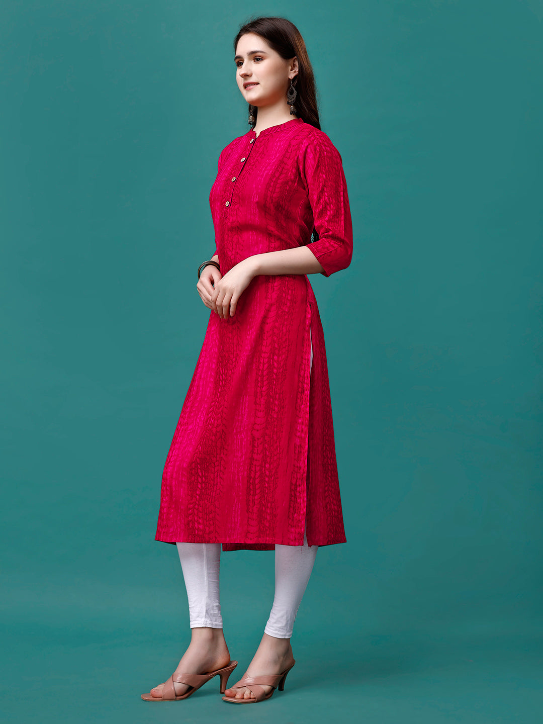 Shibori Printed Kurta, Multicolor - Hiral Fashion