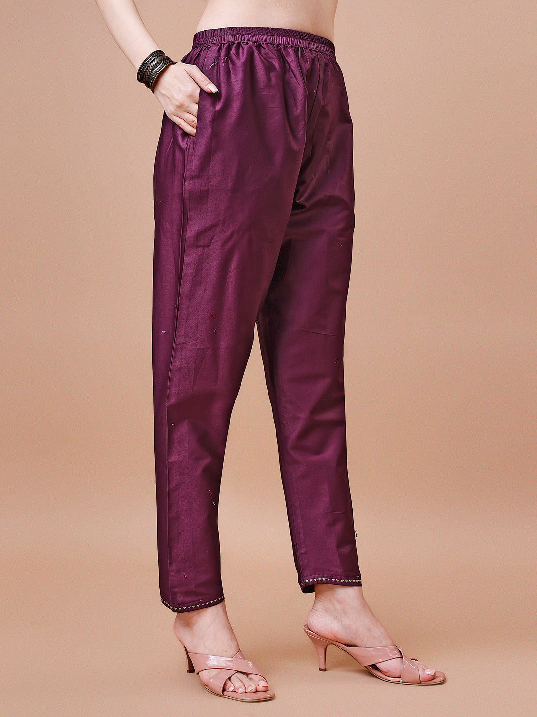 Alia Cut Printed & Embroidered Kurta With Pant & Dupatta, Multicolor - Hiral Fashion