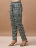 Alia Cut Floral Embroidered Kurta With Pant & Dupatta, Multicolor - Hiral Fashion - Distacart