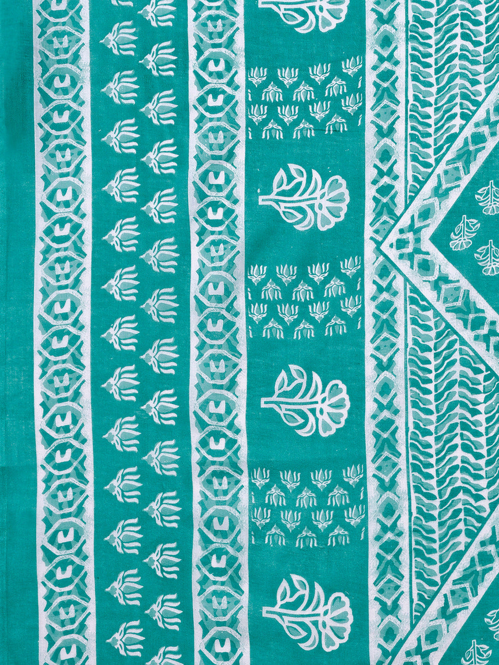 Ethnic Motifs Printed Casual Wear Cotton Kurta With Pant & Dupatta, Multicolor - Hiral Fashion - Distacart