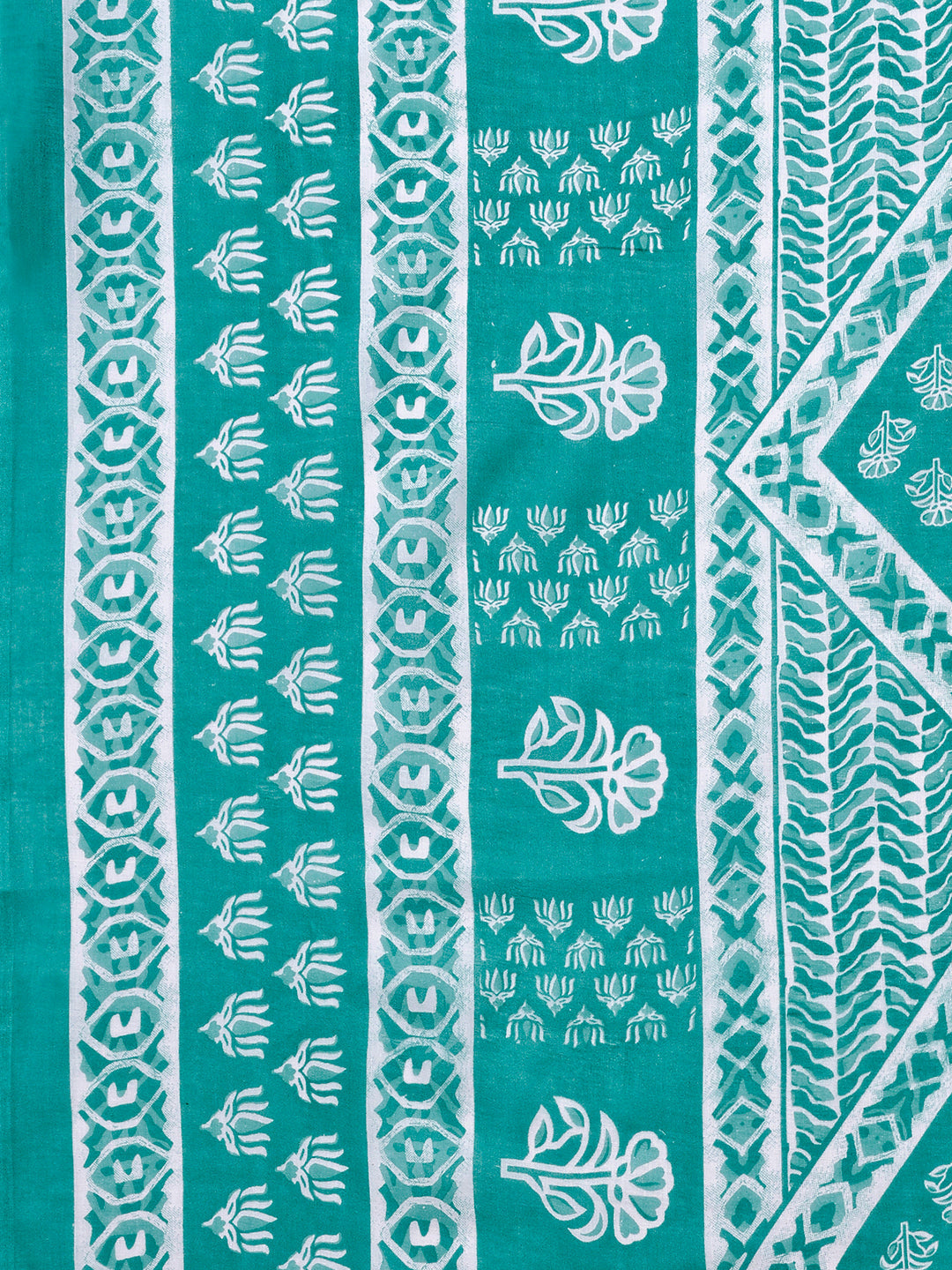 Ethnic Motifs Printed Casual Wear Cotton Kurta With Pant & Dupatta, Multicolor - Hiral Fashion - Distacart