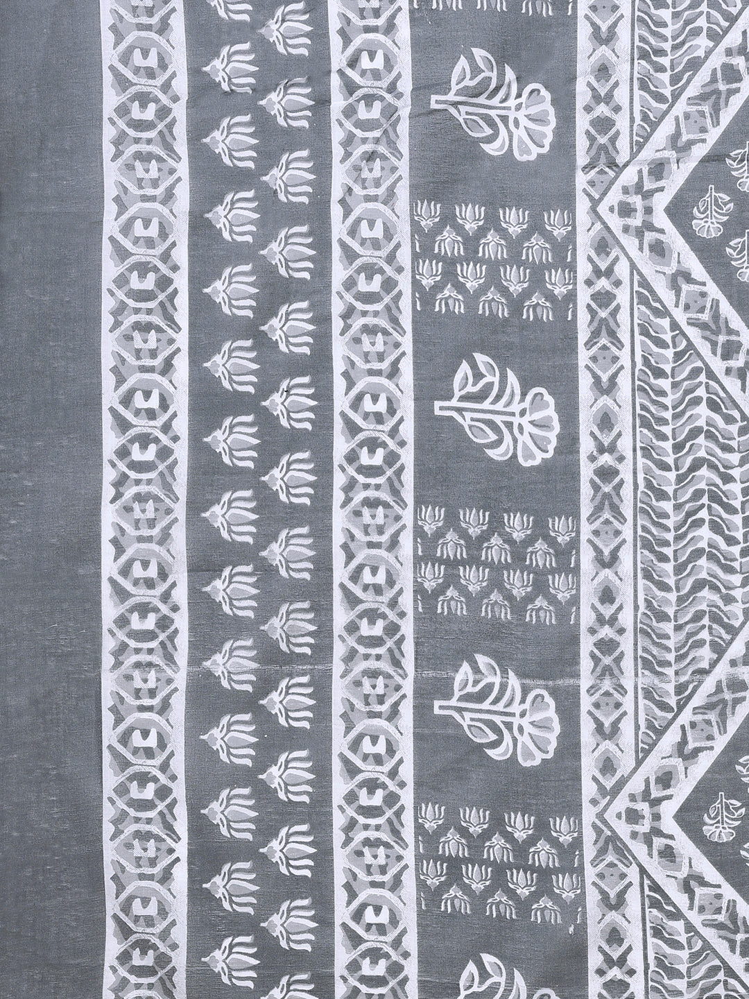 Ethnic Motifs Printed Casual Wear Cotton Kurta With Pant & Dupatta, Multicolor - Hiral Fashion - Distacart