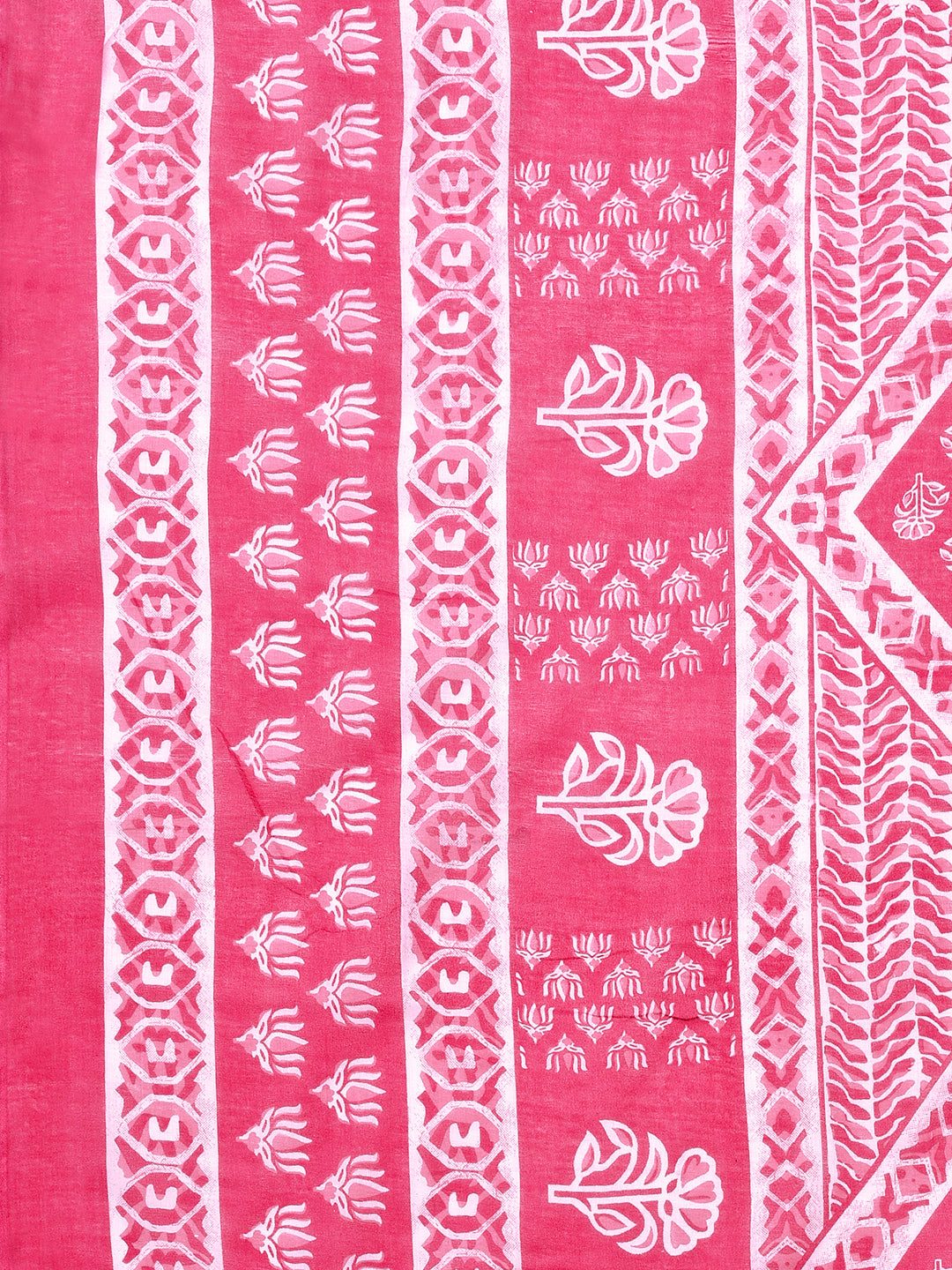 Ethnic Motifs Printed Casual Wear Cotton Kurta With Pant & Dupatta, Multicolor - Hiral Fashion - Distacart