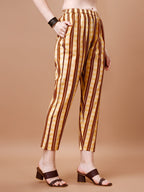 Floral Printed Cotton Kurta With Pant & Dupatta, Multicolor - Hiral Fashion