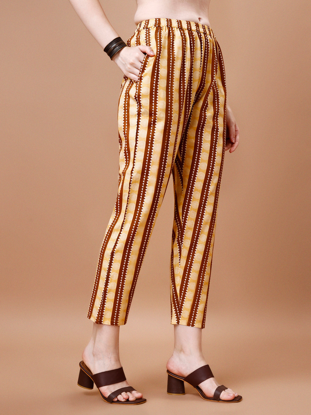 Floral Printed Cotton Kurta With Pant & Dupatta, Multicolor - Hiral Fashion