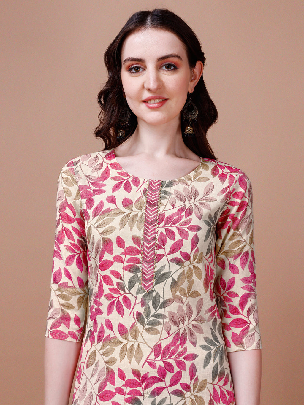 Floral Printed Kurta With Pant & Dupatta, Multicolor - Hiral Fashion