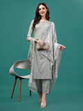 Floral Printed Casual Wear Kurta With Pant & Dupatta, Multicolor - Hiral Fashion